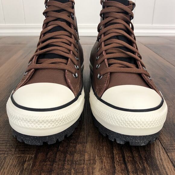 Converse Chuck Taylor All Star City Trek Waterproof Boot Men Size 10 Brown Black - Picture 5 of 14